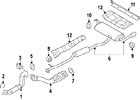 20100-4ba4a Nissan Genuine Oem Muffler Pipe