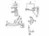 20869233 Gm Chevrolet Gmc Genuine 2003-2016 Lower Cntrl Arm