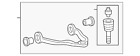 20924215 Gm Chevrolet Gmc Genuine Upper Control Arm