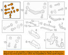 2213500159 Mercedes Oem Rear Control Arm Repair Kit