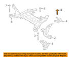 31106863102 Mini Oem Cooper Front Bracket Screw