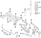 33-32-6-792-544 Bmw Genuine Oem Rr Upr Cntl Arm