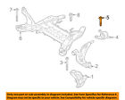 33306857402 Mini Oem Cooper Front Bracket Screw