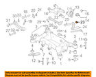 33326760383 Bmw Oem 00-17 X5 Rear Suspension-lower