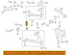 420501430m Audi Oem Rear Bracket Right