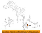 54459ax00c Nissan Oem Sentra Front Control Arm Rear Bolt