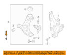 545633k000 Hyundai Oem Sonata Front Control Arm Rear Bolt