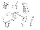 55120-2w100 Pathfinder Nissan Genuine 2002-2004 Upper Control Arm