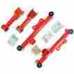 Sve-5649bt2 79-04 Sve Ford Mustang Tubular Rear Upper Lower Control Arm Kit Red Free Ship