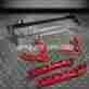 Tnb9501rd 88-91 Lcahc88 Speed Daddy Red Lower Control Arms Traction Bar Front Camber Suspension Kits Civic Crx Powder-coated