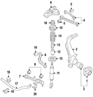 8k0-407-182-b Audi 8k0407182b Genuine Oem