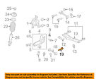 8l2z5k978a Ford Oem Rear Arm Adjust Bolt