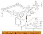 92139090 Gm Chevrolet Oem Sonic Front Control Arm Rear Bolt