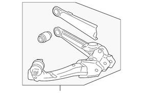 52371-tx6-a03 Acura Genuine Trailing Arm