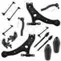 Am-248563439 Am Autoparts Steering Suspension Kit Set Of 14 Ball Joints Control Arms Tie Rods Sway Links