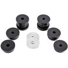 Bk048 Bmr Suspension Rear Cradle Bushing Kit Mustang Black Delrin