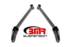 Cb008h Bmr Suspension 16-17 6th Gen Camaro Front Of Rear Cradle Brace - Black Hammertone