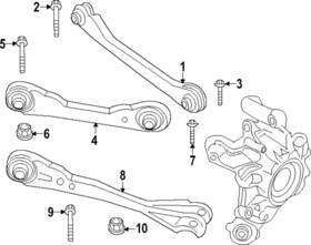 33-32-8-852-669 Bmw Genuine Trailing Arm
