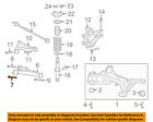C2p7446 Jaguar Oem Xf Rear Control Arm Bolt