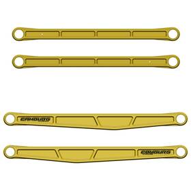 Cam-120033-gld Camburg For Ford Raptor 21-23 Kinetik Series Rear Billet Trailing Arm Kit Gold