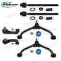 Es3536 Dlz 6 New Suspension Control Arm W Ball Joint Tie Rods For 2002-2004 Jeep Liberty K3198 Es3535 Ev402