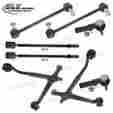 Es3181rl Dlz 8pcs Suspension Lower Control Arm Ball Joint Assembly For 1999-03 Ford Windstar K80009 K80011 Ev315 K8702