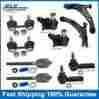 K80336 Dlz For 1996-02 Toyota Corolla Front Lower Control Arm Inner Outer Tie Rods Sway Bar K80335 K90309 Es2382 K90124 Ev303