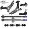 Es3588 Dlz New Both 8 Lower Control Arm Lh Rh Sway Bars Tie Rods For 2000-2004 Ford Focus K80406 K80405 Ev419 Es3587 K90130