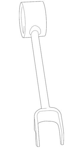 Bb5z-5500-a Ford Genuine Trailing Arm
