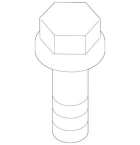2013-2019-rear Ford -w708829-s439 Oem New Escape Mkc Suspension Bumper Bolt