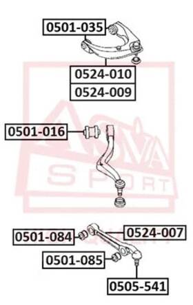 Gs1d-34-200c-aa Gcr Gj6a-34-200b Control Arm/trailing Arm Wheel Suspension Oe