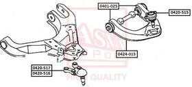 Mb-831035 Gcr Mounting Control/trailing Arm Oe Mr296096
