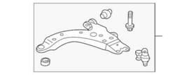 10318098 Gm Genuine 2001-2007 Buick Pontiac Front Suspension Lower Control Arm