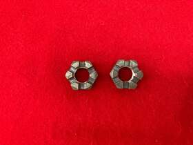 14054921 Gm Nos Corvette Shock Slotted Castle Nuts 63 65 66 67 68 69 71 73 78 82