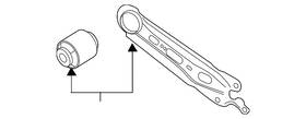 84175531 Gm Genuine Parts Rear Passenger Side Suspension Trailing Arm