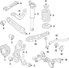 87867264 Gm Genuine Parts Trailing Arm
