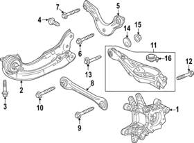 52365-3w0-a00 Honda Genuine Suspension Trailing Arm