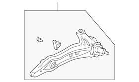 52370-s04-a21 Honda Genuine Arm R Rear Trailing Disk