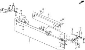 52372-sb6-675 Honda Genuine Trailing Arm