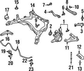 Infiniti 551100p600 Genuine Lateral Link 55110-0p600