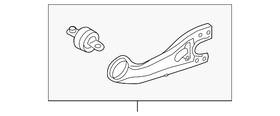 55270-4c000 Kia Genuine Trailing Arm