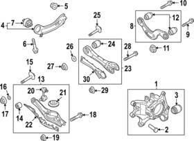 55270-n9000 Kia Genuine Trailing Arm
