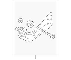 Tk48-28-200a Mazda Genuine Trailing Arm - Passenger Side Rh