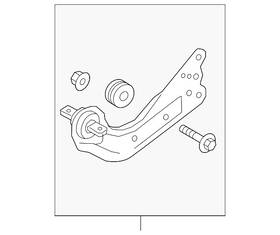 Tk48-28-250a Mazda Genuine Trailing Arm