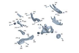 177-350-44-01-66 Mercedes-benz Genuine Trailing Arm