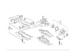 220-350-37-06 Mercedes-benz Genuine Camber Arm