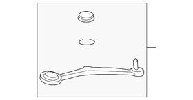 4125a037 Mitsubishi Genuine Trailing Arm