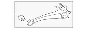 4125a111 Mitsubishi Genuine Trailing Arm