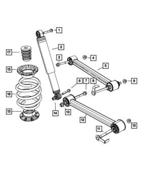 52125321ac Mopar Genuine Upper Control - Arm