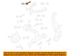 N10680201 Porsche Oem Panamera Front Control Arm Mount Bolt